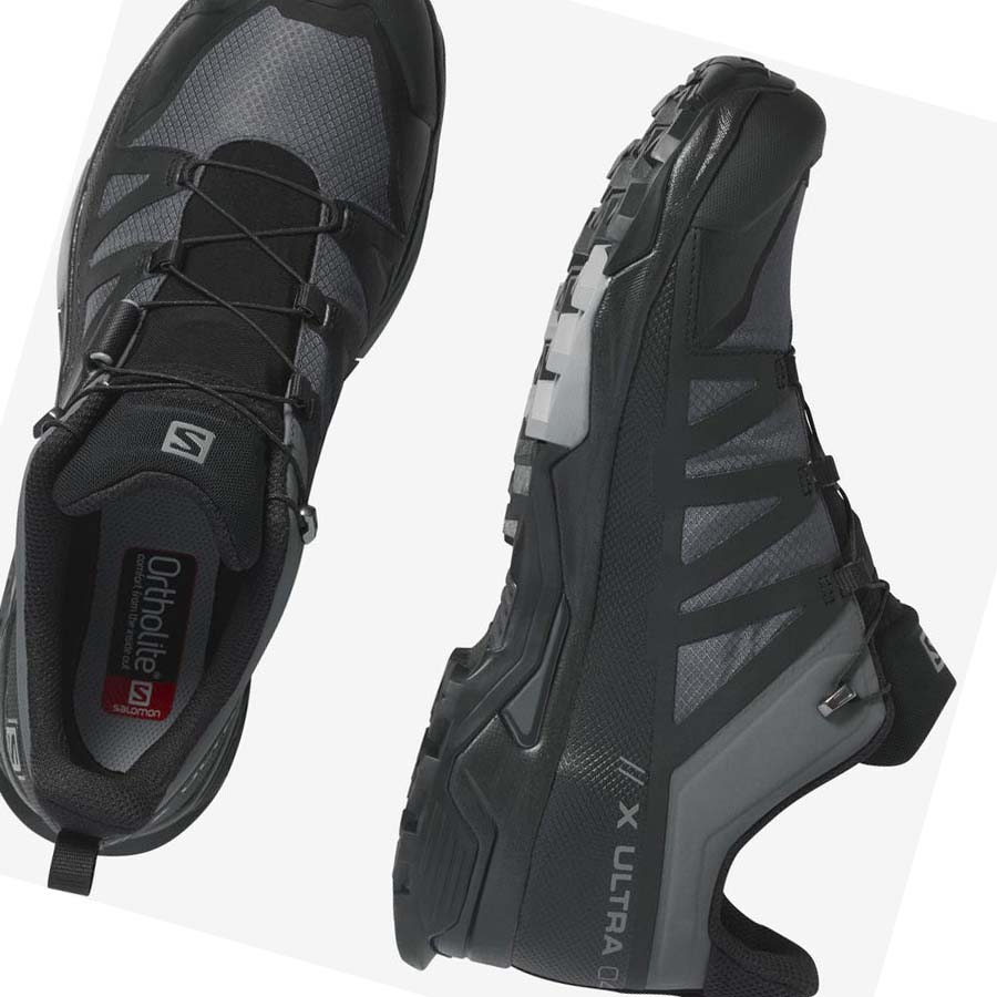 Salomon X ULTRA 4 GORE-TEX Erkek Yürüyüş Ayakkabısı Gri Siyah | TR 3591WNB